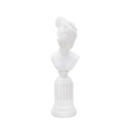 Klassischer Damen-Büstenstatuette aus weißem Harz Era Aktion