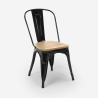 stuhl im industriestil design küche bar steel wood top light 