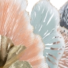 3D-Deko-Wandpaneel mit Blumen und Blättern 93x7,5x53cm Softy Sales