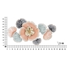 3D-Deko-Wandpaneel mit Blumen und Blättern 93x7,5x53cm Softy Katalog