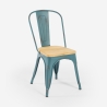 Industrielle Metallstühle Vintage Top Holz Steel Old Wood Top Light Katalog