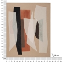 Abstraktes Gemälde auf Leinwand geometrisch Boho Chic 100x80 cm Naruk Katalog