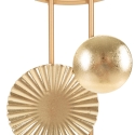 3D-Wanddekor-Paneel aus goldfarbenem Metall 80x49,5 cm Goldy Verkauf