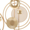 3D-Wanddekor-Paneel aus goldfarbenem Metall 80x49,5 cm Goldy Angebot
