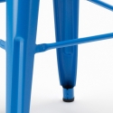 Barhocker 76cm aus stahl metall für bar und küche Steel Up Auswahl