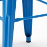 Barhocker 76cm aus stahl metall für bar und küche Steel Up Auswahl