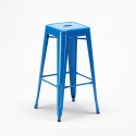 Barhocker 76cm aus stahl metall für bar und küche Steel Up Eigenschaften