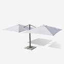 Doppelsonnenschirm Sonnenschirm doppelt 3x3 aus Aluminium  Oslo Auswahl