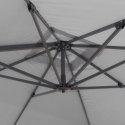 Doppelsonnenschirm Sonnenschirm doppelt 3x3 aus Aluminium  Oslo 