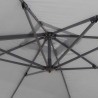 Doppelsonnenschirm Sonnenschirm doppelt 3x3 aus Aluminium  Oslo 