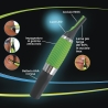 Präzisionsrasierer mit LED und Zubehör, Schwarz Spark Angebot