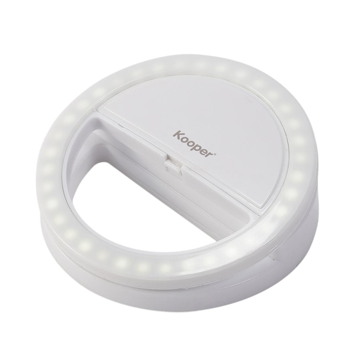 Tragbare LED-Selfie-Lampe, 3 einstellbare Helligkeitsstufen Zevra