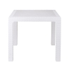 Quadratischer Gartentisch aus Kunststoff in Rattan-Optik 80x80 cm Varnu Lagerbestand