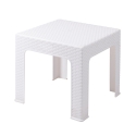 Niedriger Gartentisch 43x43 cm aus Kunststoff in Rattanoptik Zhorek Katalog