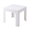 Niedriger Gartentisch 43x43 cm aus Kunststoff in Rattanoptik Zhorek Katalog