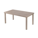 Gartentisch + 6 Gartenstühle aus Aluminium mit Kissen Ibiza Rabatte