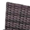 Rattan-Gartenlounge Set Rodi: 2-Sitzer Sofa, 2 Sessel, Tisch mit Glasplatte Rabatte