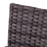 Rattan-Gartenlounge Set Rodi: 2-Sitzer Sofa, 2 Sessel, Tisch mit Glasplatte Rabatte