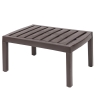 Gartenmöbel-Set Fij: Sofa, 2 Sessel, Tisch in Holzoptik Kosten