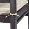 Gartenmöbel-Set Fij: Sofa, 2 Sessel, Tisch in Holzoptik Kauf