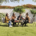 Gartenlounge 4-Sitzer mit Glastischplatte Saint Tropez Verkauf