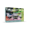 Gartenlounge 4-Sitzer mit Glastischplatte Saint Tropez Sales