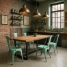 stühle im industriedesign aus metall vintage shabby chic stil steel old Sales
