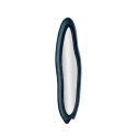 Wandspiegel in blauer Samtoptik 160x40x4cm Chanel Angebot