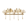 Wandgarderobe aus Metall mit 5 Haken 26,3x49,5x6 cm Leaves Aktion
