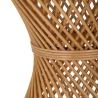 Runder Couchtisch aus Rattan 56x48x48cm im Boho-Chic-Stil Teyra Rabatte