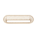 Wandregal aus Metall und Rattan im Boho-Chic-Stil Panama Aktion
