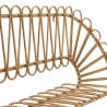 Wandregal aus Metall und Rattan im Boho-Chic-Stil Panama Rabatte