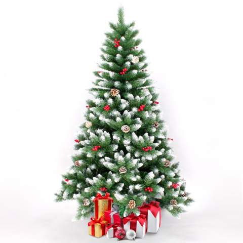 Künstlicher Weihnachtsbaum Geschmückt Deko 240 cm Oslo Aktion