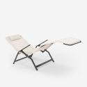 Klappbare Strandliege Liegestuhl Sonnenliege für Strand und Garten Pasha Luxury 