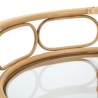 Runder Servierwagen aus Rattan mit Glasablagen Panama Katalog