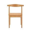 Set aus 2 Küchenstühlen aus Holz mit geflochtener Rattansitzfläche Japan Sales