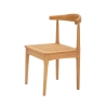 Set aus 2 Küchenstühlen aus Holz mit geflochtener Rattansitzfläche Japan Rabatte