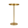 Hoher Beistelltisch aus goldfarbenem Metall, modernes Design 41x80cm Doha Aktion