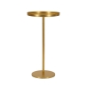 Hoher Beistelltisch aus goldfarbenem Metall, modernes Design 41x80cm Doha Aktion