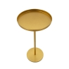 Hoher Beistelltisch aus goldfarbenem Metall, modernes Design 41x80cm Doha Angebot