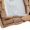 Rechteckiger Holz-Bilderrahmen zum Aufstellen 21x26cm Nature Sales