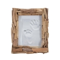Rechteckiger Holz-Bilderrahmen zum Aufstellen 21x26cm Nature Angebot