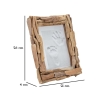 Rechteckiger Holz-Bilderrahmen zum Aufstellen 21x26cm Nature Katalog