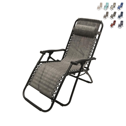 Strandsessel für Garten, klappbar und verstellbar Rio Aktion