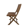 Klappbare 2-Sitzer Bank aus Akazienholz 104x61x90cm Bali Sales