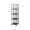 Klappbares Outdoor-Regal Slim mit 4 Böden aus Schmiedeeisen Nuvia Lagerbestand
