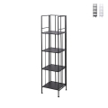 Klappbares Outdoor-Regal Slim mit 4 Böden aus Schmiedeeisen Nuvia Aktion