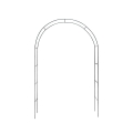 Arco da giardino in ferro 140x240 cm Eden Aktion