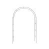 Arco da giardino in ferro 140x240 cm Eden Aktion