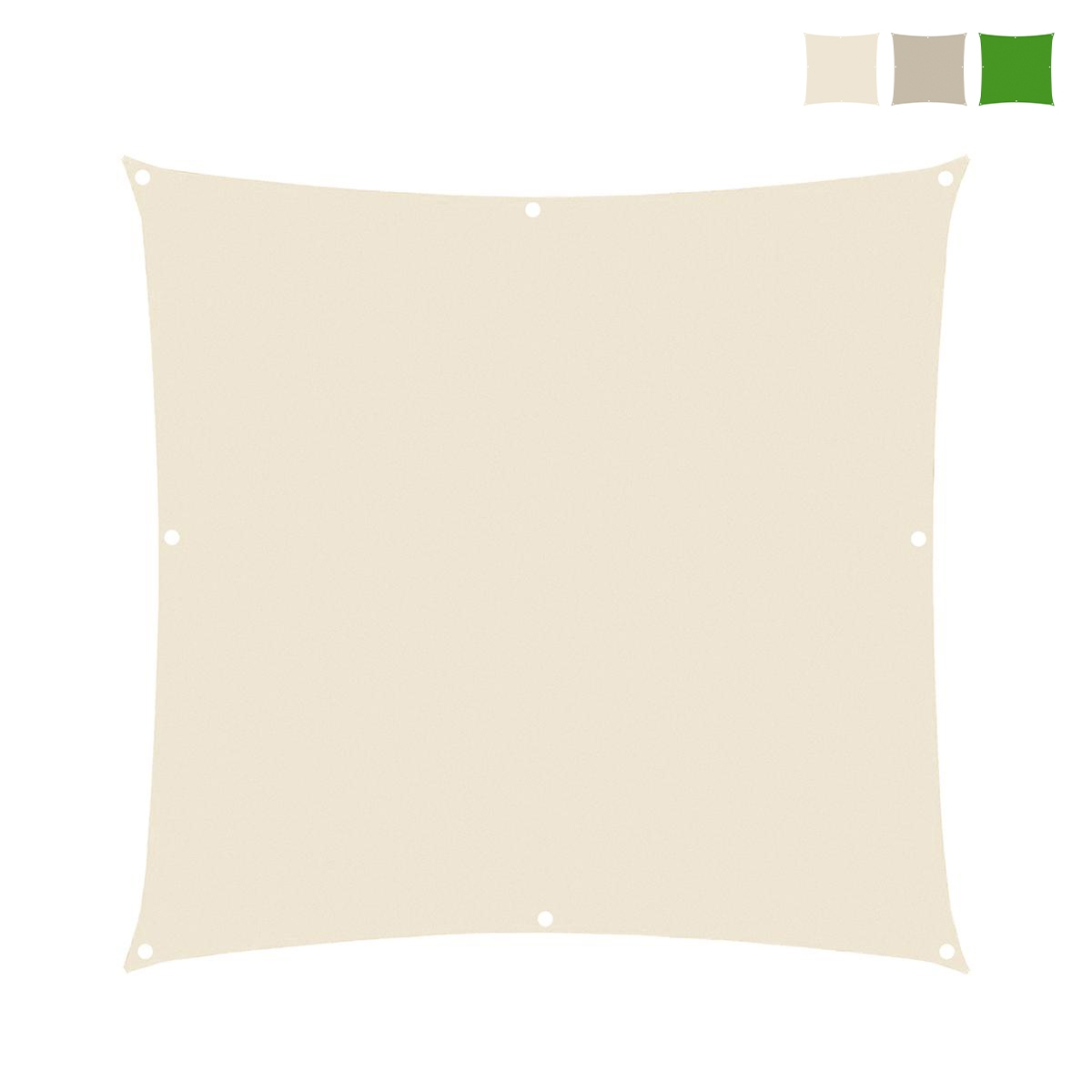 Quadratisches Sonnensegel 3x3 m Virek